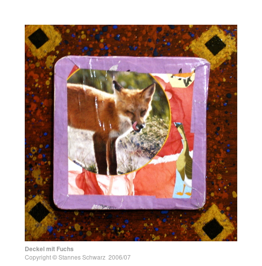 Deckel mit Fuchs