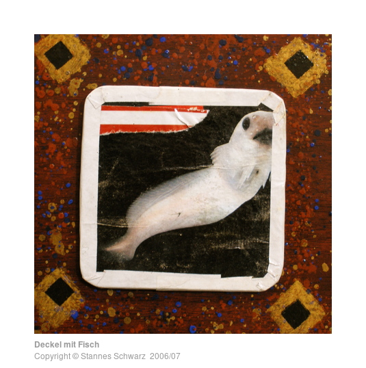 Deckel mit Fisch