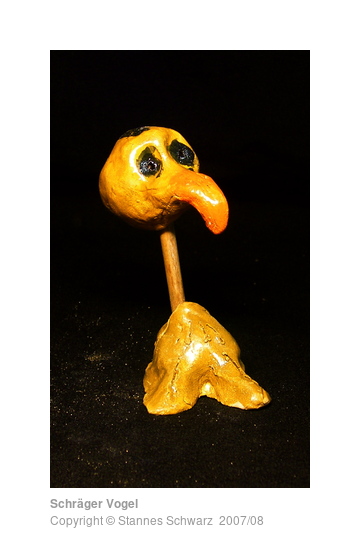 Schräger Vogel