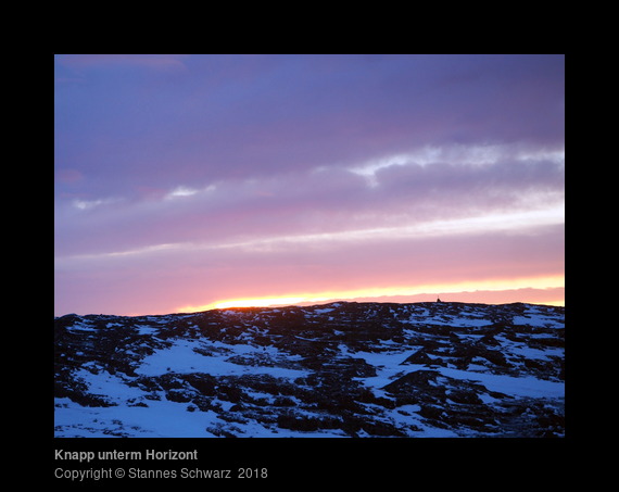Knapp unterm Horizont