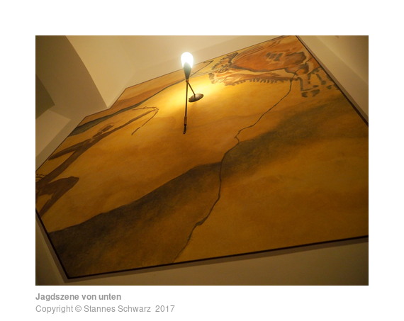 Steinzeitliche Jagdszene