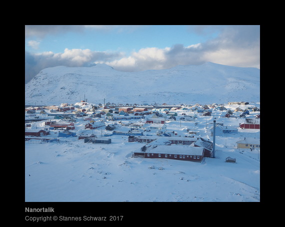 Grönländische Ortschaft