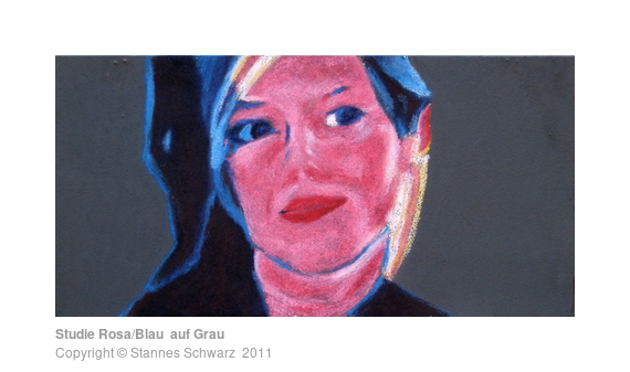 Porträt einer Frau in Rosa